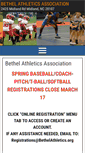 Mobile Screenshot of bethelathletics.org